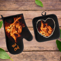 Brûler le coeur sur le feu Chaud Stuff Flames