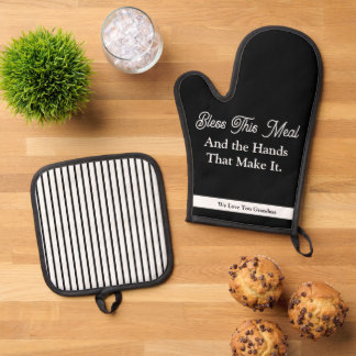 Ensemble De Gant De Cuisine Et De Manique Cadeau de vacances de la famille Chef