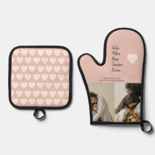 Ensemble De Gant De Cuisine Et De Manique Cadeau pour maman, chef, enseignant ou femme -