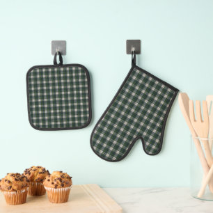 Ensemble De Gant De Cuisine Et De Manique Campbell Dress Modern Original Tartan écossais