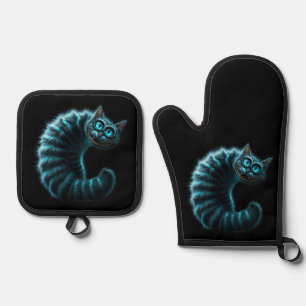 Ensemble De Gant De Cuisine Et De Manique Cheshire Cat