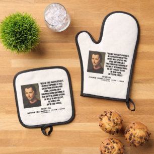 Ensemble De Gant De Cuisine Et De Manique Citation de Machiavel sur les trois classes d'inte