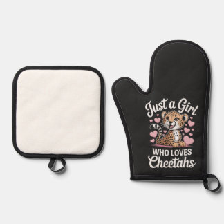 Ensemble De Gant De Cuisine Et De Manique Citation drôle de guépard