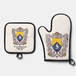 Ensemble De Gant De Cuisine Et De Manique Comté de Mtn Freehold 50e Ann. Cartes à jouer