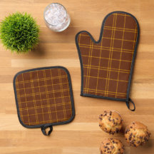 Cuisine de ferme en damier terracotta et buffle