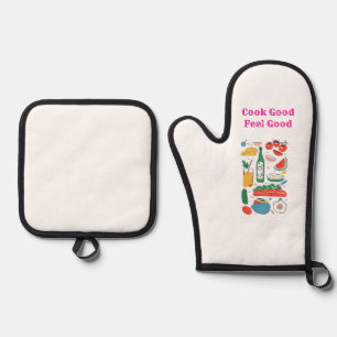 Ensemble De Gant De Cuisine Et De Manique Cuisinez bien, sentez bien