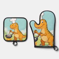 Cuisinier Dinosaure Cuisine Drôle