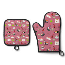 Cute Rose Kawaii Sushi Motif