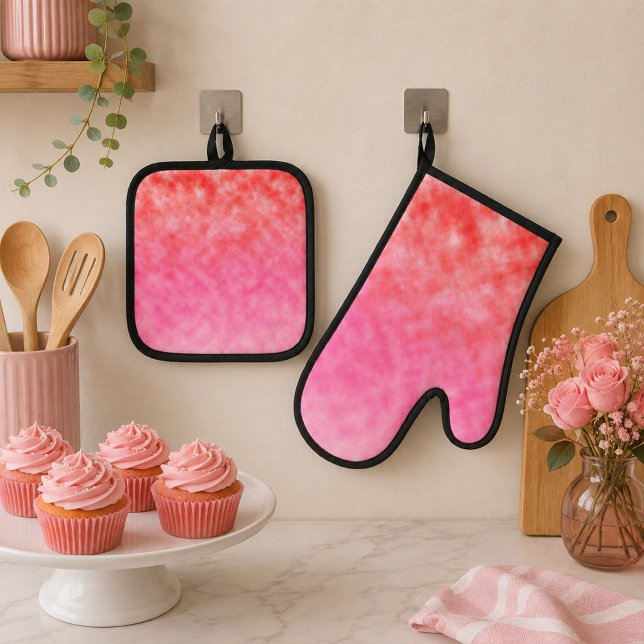 Ensemble De Gant De Cuisine Et De Manique Dérive Roseflare (Créateur téléchargé)