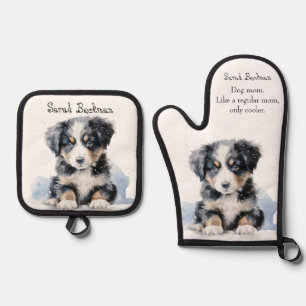 Ensemble De Gant De Cuisine Et De Manique Dog