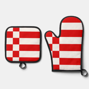 Ensemble De Gant De Cuisine Et De Manique Drapeau du Porte - clé de Brême