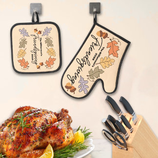 Ensemble De Gant De Cuisine Et De Manique Ensemble de manche à air et de dessous de plat Gro