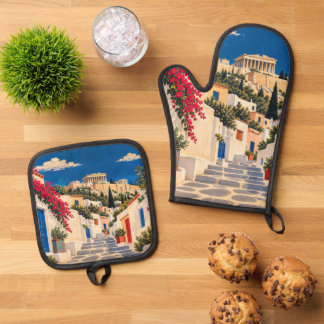 Ensemble De Gant De Cuisine Et De Manique Ensemble de manique et de dessous de plat de la Gr