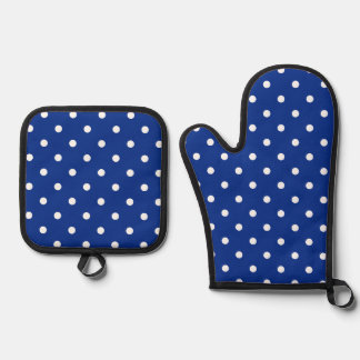 Ensemble De Gant De Cuisine Et De Manique Ensemble de porte-Pois bleu Mitt & Pot