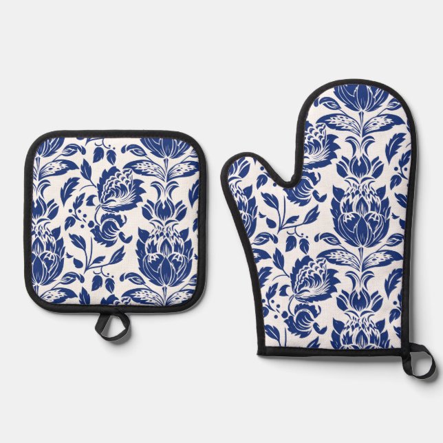 Ensemble De Gant De Cuisine Et De Manique Ensemble Mitt au four (Recto)