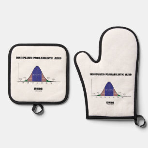 Ensemble De Gant De Cuisine Et De Manique Esprit Probabiliste Discipliné À L'Intérieur De La