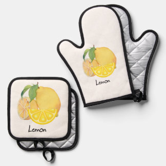 Ensemble De Gant De Cuisine Et De Manique Gant de four et dessous de plat assortis dans un c
