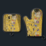 Ensemble De Gant De Cuisine Et De Manique Gustav Klimt - Le baiser<br><div class="desc">The Kiss / Der Kuss - Gustav Klimt en 1907-1908</div>