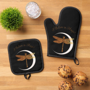 Ensemble De Gant De Cuisine Et De Manique Je crois en la magie !