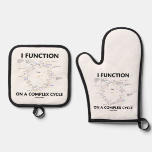 Ensemble De Gant De Cuisine Et De Manique Je fonctionne sur un cycle complexe Humour Cycle d
