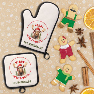 Ensemble De Gant De Cuisine Et De Manique Joyeux orignal de Noël