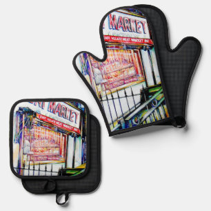 Ensemble De Gant De Cuisine Et De Manique Le jardin de la sagesse de l'East Village