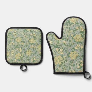 Ensemble De Gant De Cuisine Et De Manique Morris Vine & Jasmine Jardin Fleur Classique