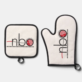 Ensemble De Gant De Cuisine Et De Manique NBO 25th Anniversary Pot Holders et Mitt