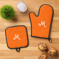 néon orange - monogrammed