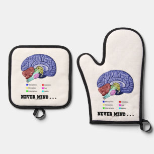 Ensemble De Gant De Cuisine Et De Manique Pas Grave ... Anatomie du Cerveau Psyché Humour