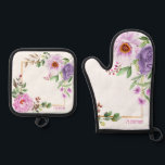 Ensemble De Gant De Cuisine Et De Manique Peony Hébreu Nom Oven Mitt   Pot Holder Set<br><div class="desc">Un cadeau magnifique et pratique pour votre chef juif préféré ! Cet ensemble porte-pot inclut la personnalisation hébraïque. [Il vous suffit de régler votre entrée clavier sur HEBREW et de taper]. Parfait comme une Fête des mariées unique, Chanukah, l'appréciation de l'enseignant, la fête des mères ou un cadeau à tout...</div>