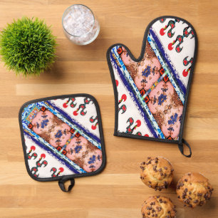 Ensemble De Gant De Cuisine Et De Manique Portugal