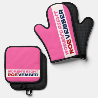 Ensemble De Gant De Cuisine Et De Manique ROEVEMBER Femme droite Pro Choice Abortion