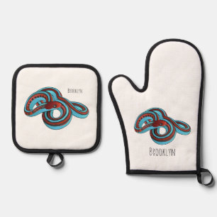 Ensemble De Gant De Cuisine Et De Manique San Francisco garter snake