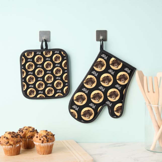 Ensemble De Gant De Cuisine Et De Manique Schnoodle (In situ (suspendu))