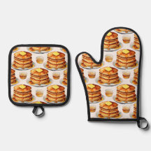 Sirop et beurre d'aquarelle du matin de la crêpe d