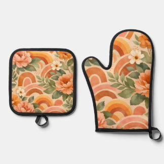 Ensemble De Gant De Cuisine Et De Manique Tablier