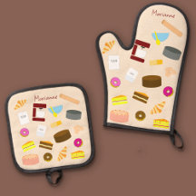 Ustensiles de cuisine mignons et cuisine sucrée