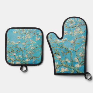 Ensemble De Gant De Cuisine Et De Manique Vincent van Gogh - Floraison des amandiers