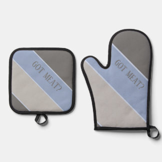 Ensemble De Gant De Cuisine Et De Manique Vous avez de la viande ?