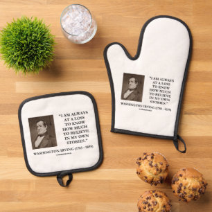 Ensemble De Gant De Cuisine Et De Manique Washington Irving Toujours En Perte Croire Aux His