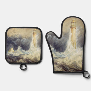 Ensemble De Gant De Cuisine Et De Manique William Turner - Phare de Bell Rock