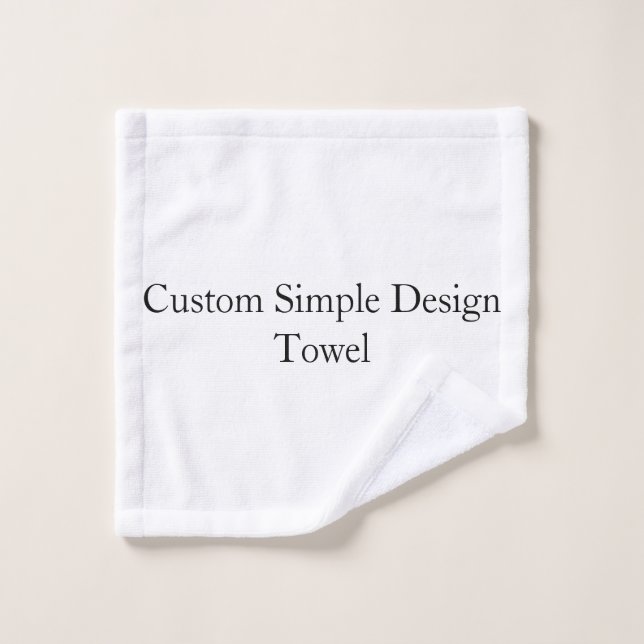 ensemble de gant de toilette simple personnalisé p (Gant de toilette)