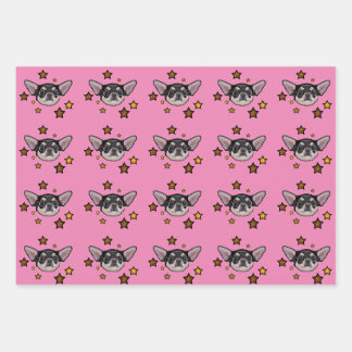 Ensemble de papier cadeau Chihuahua