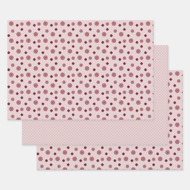 Ensemble de papier cadeau de la Saint-Valentin en  (Lot)