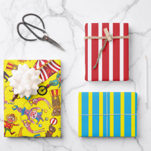 Ensemble de papier d'emballage Cirque Big Top