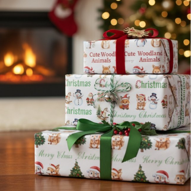 Ensemble de papier d'emballage de Noël (Créateur téléchargé)