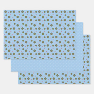 Ensemble de papier d'emballage Spring Nouveau