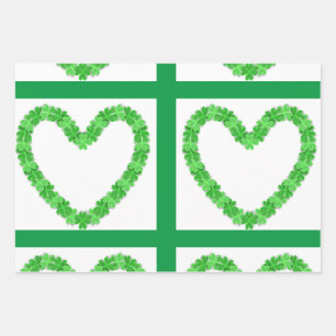 Ensemble de papier d'enveloppement de la Saint-Pat