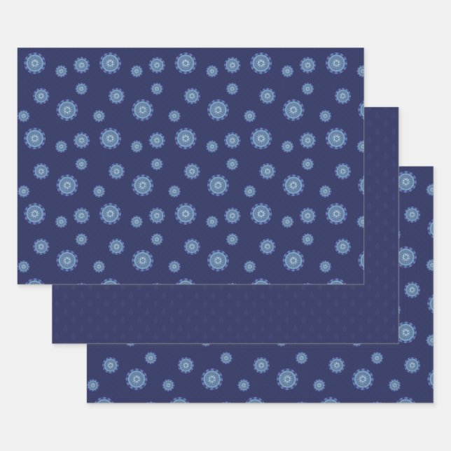 Ensemble de papier d'enveloppement de mandala d'ea (Lot)